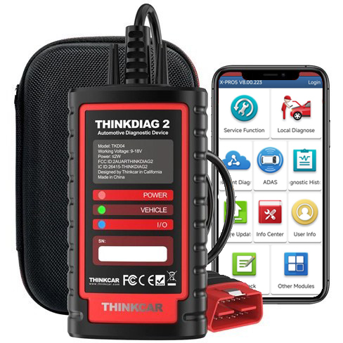 دستگاه دیاگ ThinkDiag 2 با پکیج تخصصی XPRO5 (لانچ X431 Pro) با گارانتی اصالت کالا و نرم افزار